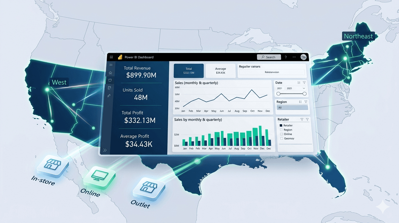 Sales Performance Dashboard – PowerBI